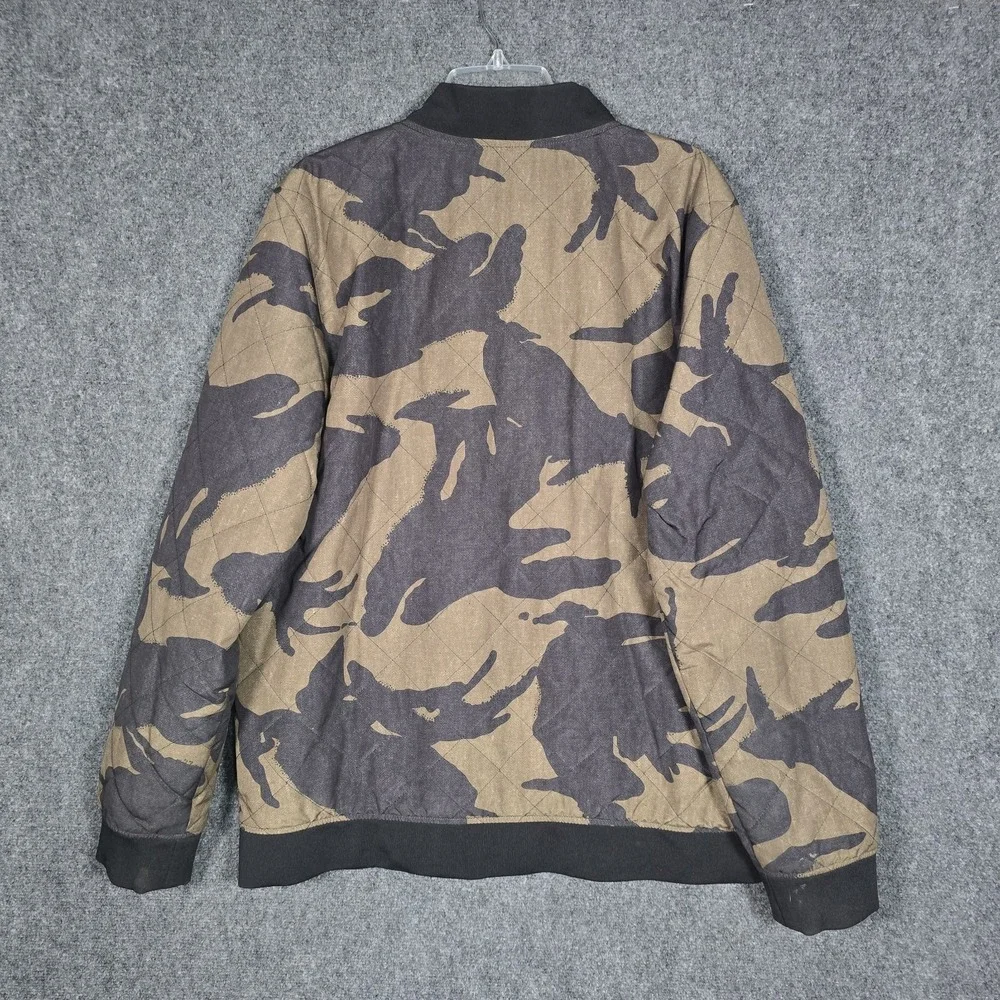 The North Face‎ Jester Jacket Mens Large Reversible Camouflage Black Shell